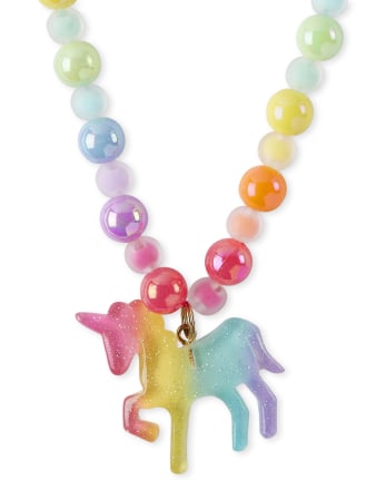 Unicorn Rainbow Pendant Necklace Multi Design Kids Mothers Day Jewelry For  Girls, Perfect Christmas Gift From Ivytrade1125, $1.14