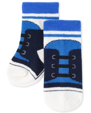 Baby Boys Striped Midi Socks 6-Pack | The Children's Place - MULTI CLR