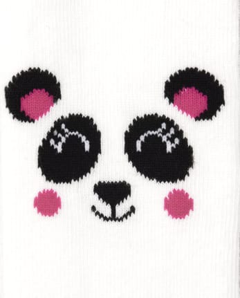 Lot de 2 collants panda pour toute-petite fille