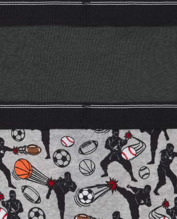 Boys Sports Boxer Brief Underwear 10-Pack