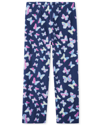 Girls Print Fleece Pajama Pants | The Children's Place - GALAXYNAVY