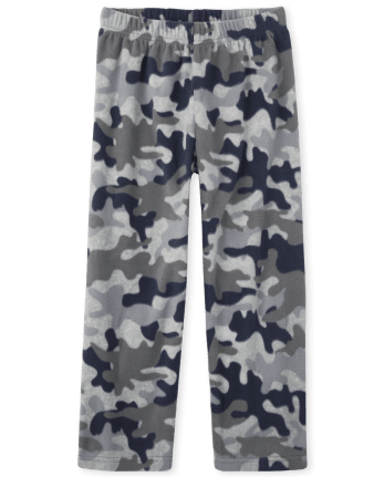 Boys Print Fleece Pajama Pants