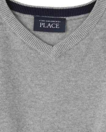 Baby And Toddler Boys V-Neck Sweater