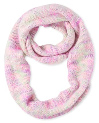 Girls Rainbow Space Dye Scarf