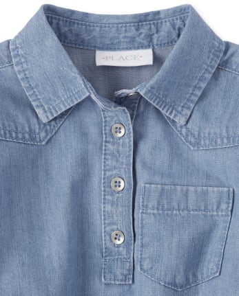 Fashion Popular Long Sleeve Denim Shirt for Girls by Fly Jeans - China Girls  Clothes and Girls Overshirt price | Made-in-China.com