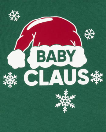 Unisex Baby Matching Family Baby Claus Graphic Bodysuit