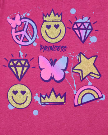 Girls Princess Graphic Tee 2-Pack