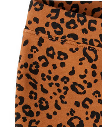 Legging Perfect Ponte léopard scintillant pour fille