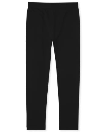Girls Fleece-Lined Tights  The Children's Place CA - BLACK