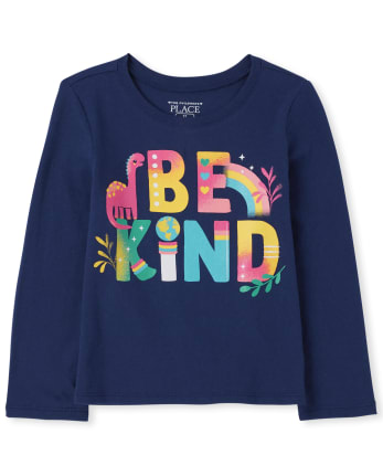 Baby And Toddler Girls Be Kind Graphic Tee