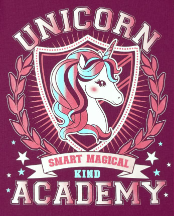 Girls Unicorn Graphic Tee 2-Pack