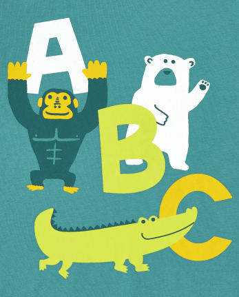 Baby And Toddler Boys Animal Graphic Tee