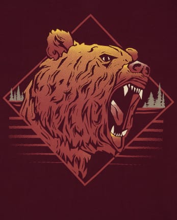 Pack de 2 camisetas con estampado de animales para niños