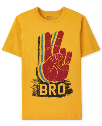 Camiseta con estampado Bro para niños