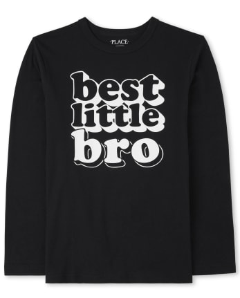 Boys Best Little Bro Graphic Tee
