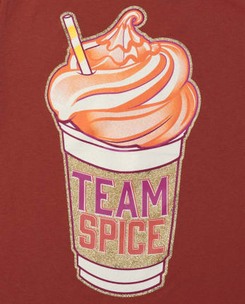 Paquete de 2 camisetas con gráfico Pumpkin Spice para niñas