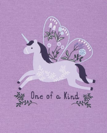 Baby Girls Unicorn Bodysuit 4-Pack