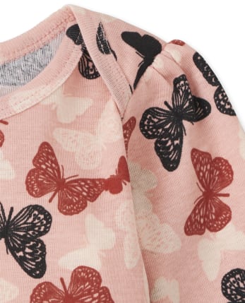Body de mariposa para bebé niña, paquete de 4