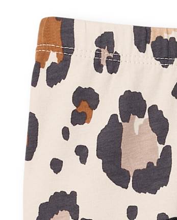 Baby Girls Leopard Tutu Leggings 2-Pack