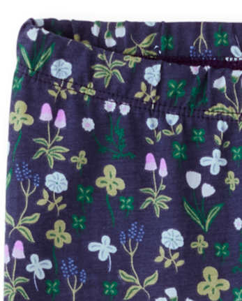 Baby Girls Floral Ruffle Pants 2-Pack