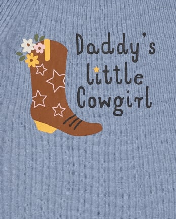 Baby Girls Cowgirl Bodysuit 3-Pack