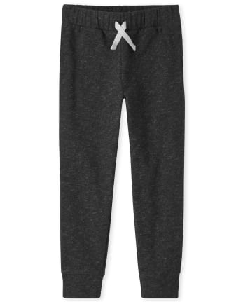 Pantalon de jogging en molleton chiné pour garçon