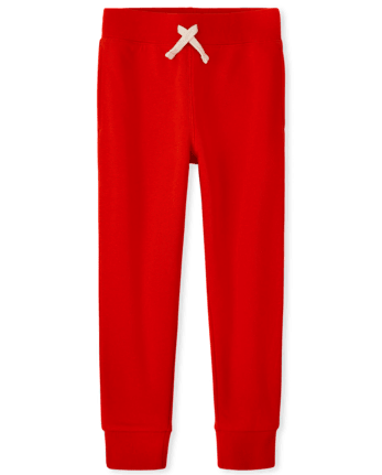 Red joggers for kids on sale