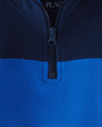 Jersey de polar con media cremallera Colorblock Glacier para niños
