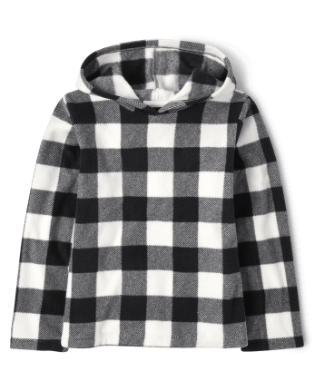 Sweat à capuche en molleton imprimé pour filles