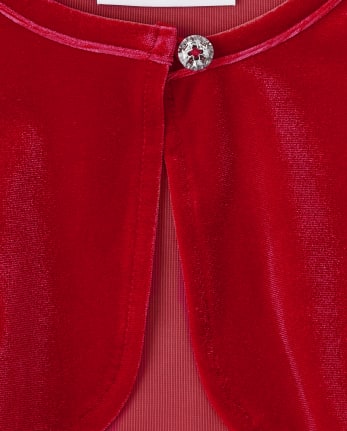 Toddler Girls Velour Shrug