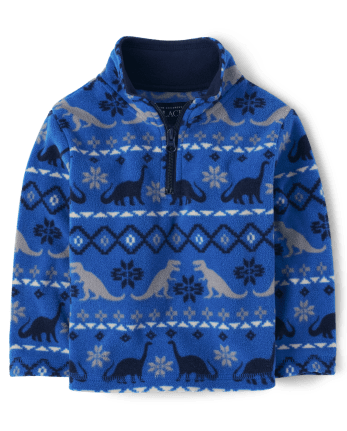 Toddler Boys Print Glacier Fleece Half Zip Pullover