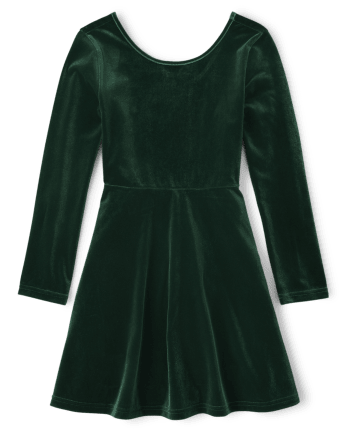 Girls Velour Dress