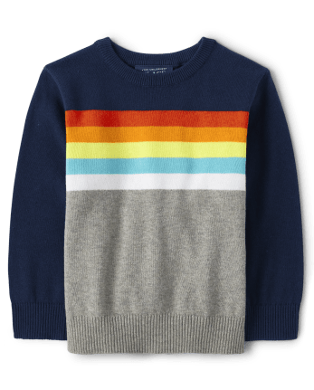 Baby And Toddler Boys Colorblock Sweater