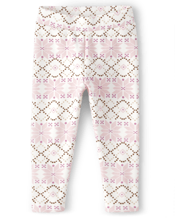 Toddler Girls Print Cozy Leggings