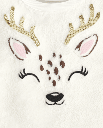 Toddler Girls Reindeer 2-Piece Set