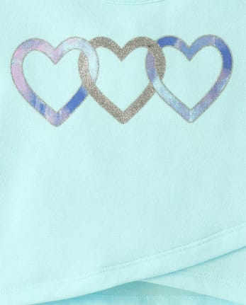 Toddler Girls Tie Dye Heart 2-Piece Set