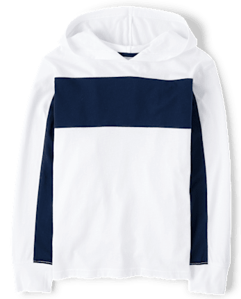 Boys Colorblock Hooded Top
