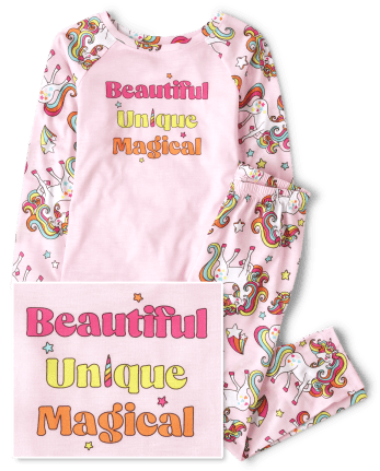 Pijamas de unicornio para niñas