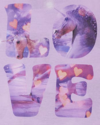 Girls Love Unicorn Pajamas