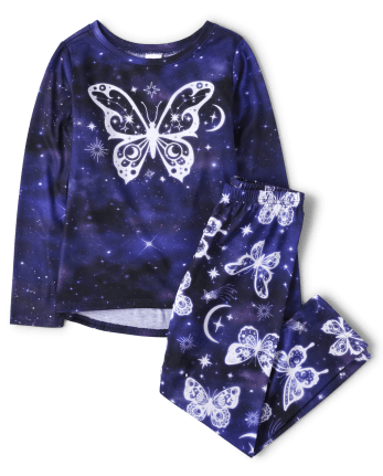 Girls butterfly on sale pajamas