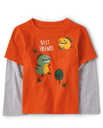 Baby And Toddler Boys Dino 2 In 1 Top