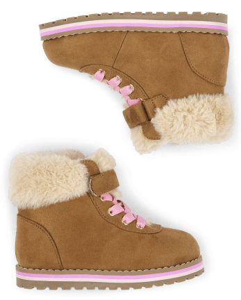 Toddler Girls Lace Up Booties