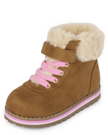 Toddler Girls Lace Up Booties