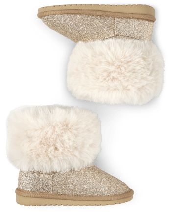 Toddler Girls Glitter Chalet Boots
