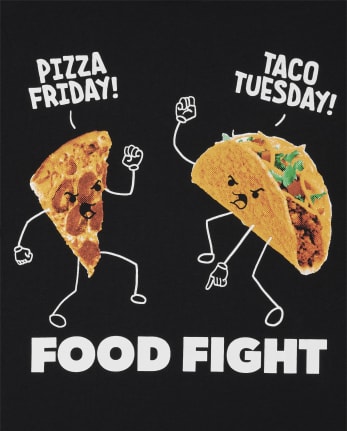 Boys Food Fight Graphic Tee
