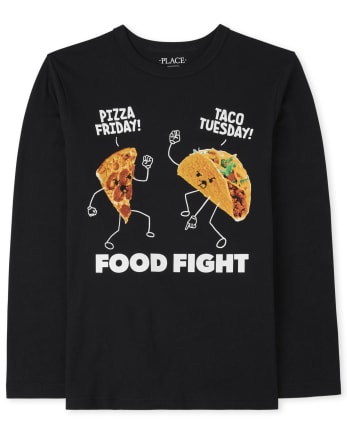 Boys Food Fight Graphic Tee