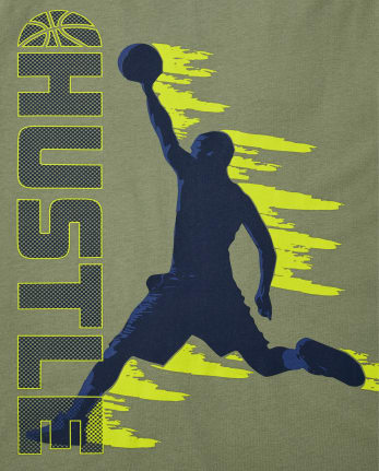Camiseta con gráfico Hustle para niños