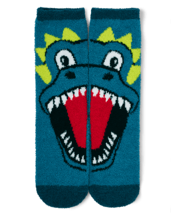 Lot de 2 paires de chaussettes douillettes Dino pour garçon