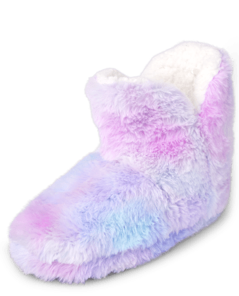 Girls Tie Dye Slippers