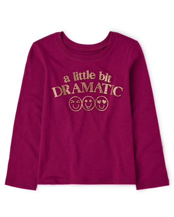 T-shirt graphique spectaculaire pour bébés et petites filles